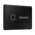 Samsung T7 Touch MU-PC500K - SSD - crittografato - 500 GB - esterno (portatile) - USB 3.2 Gen 2 (USB-C connettore) - 256 bit AES - nero